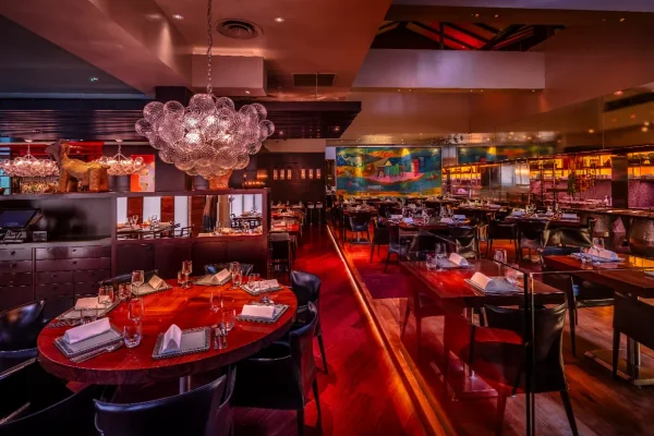 The dining room at Amaya in London