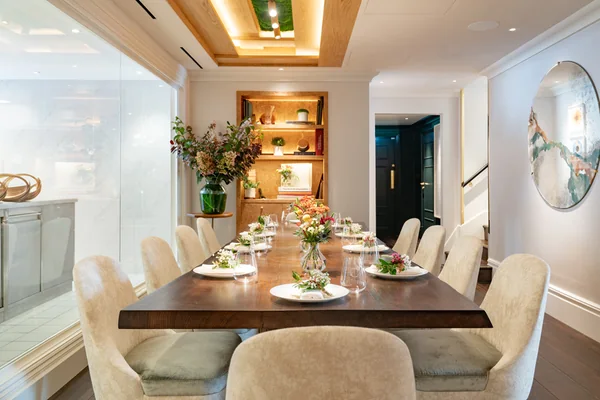 A dining table at CORE by Clare Smyth