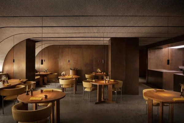 The dining room at Ikoyi, London