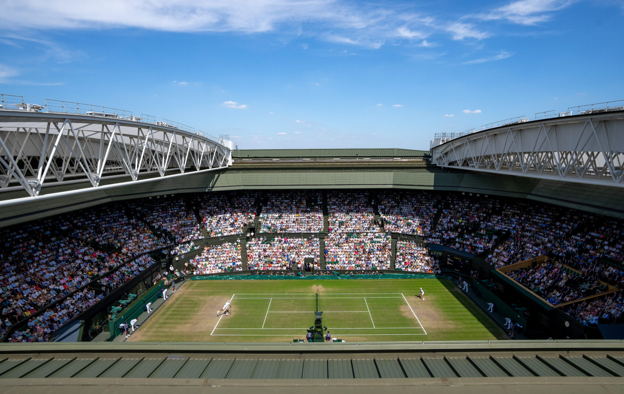 Image of the tennis court at Wimbledon