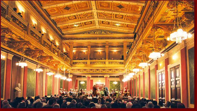 Opera House during Mozart orchestra performance