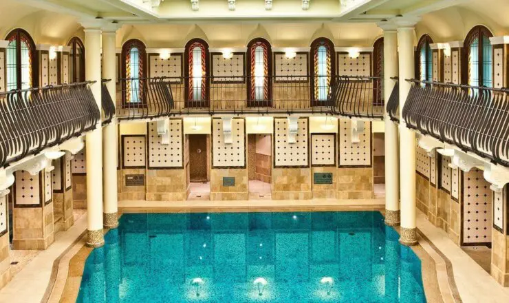 Spa in this Corinthia hotel with indoor pool