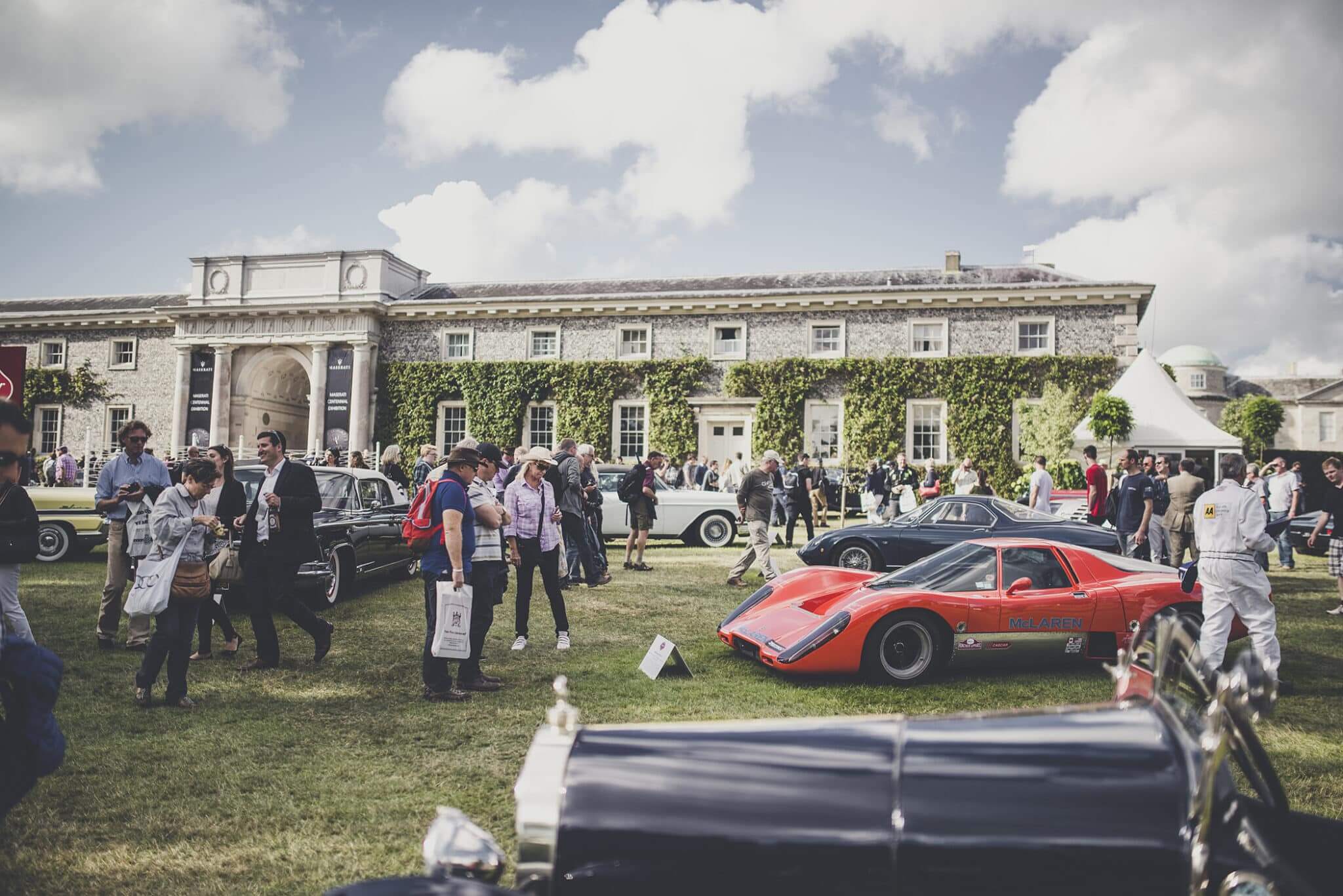 Library Lawn hospitality area at Goodwood