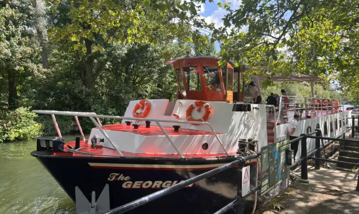 Private river boat in Windsor