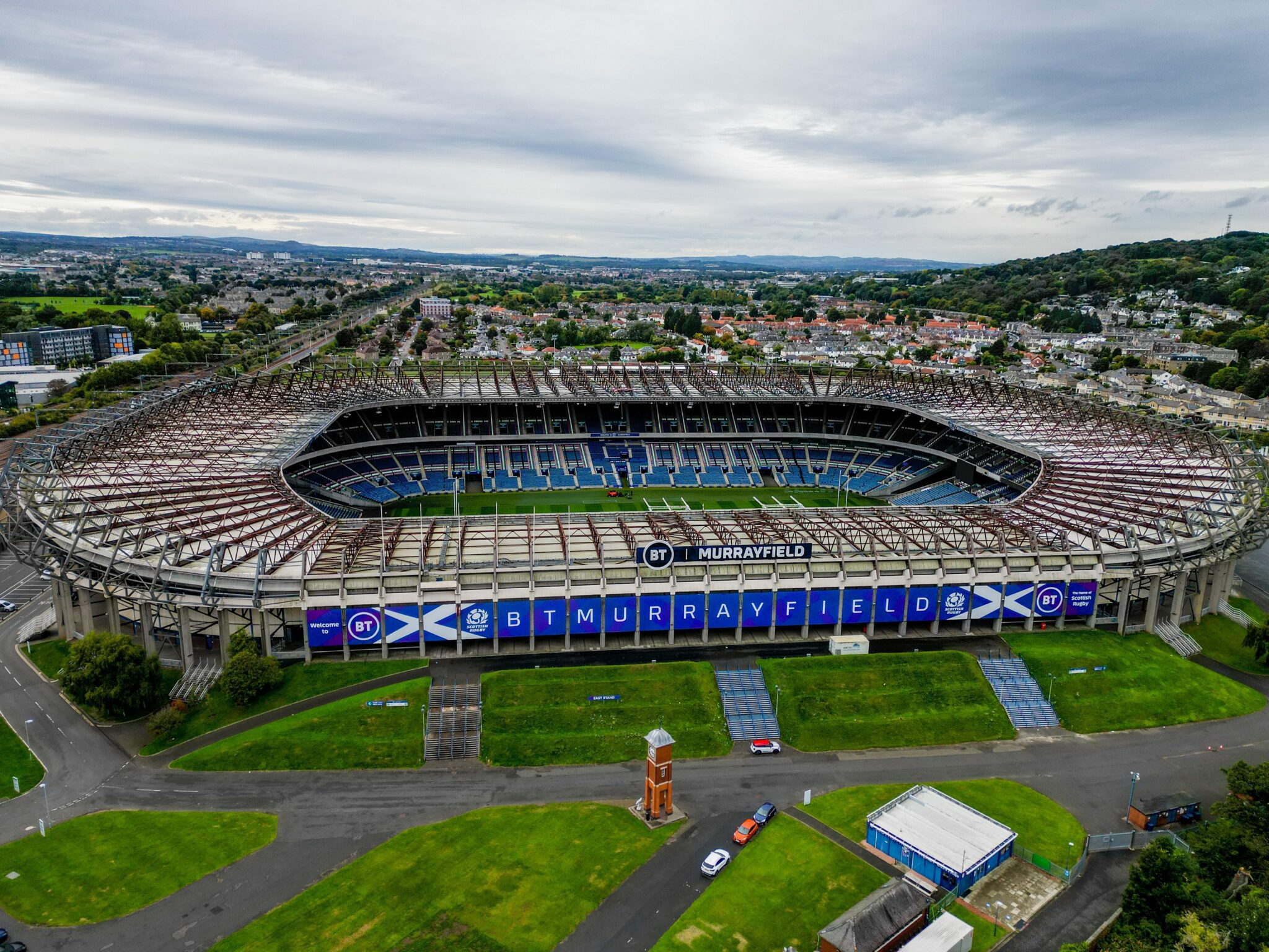 Murrayfield stadium in Scotland
