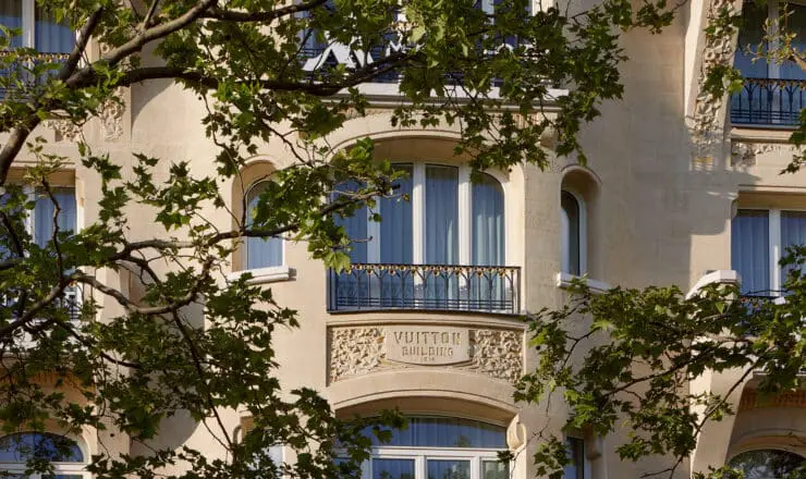 Balcony in hotel in France
