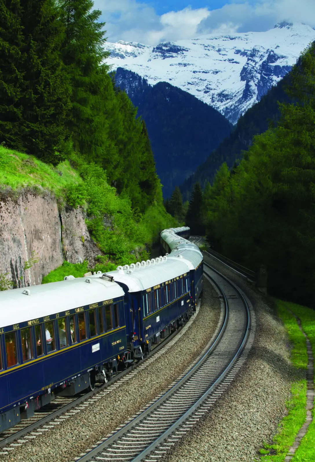 Outside image of the venice simplon orient express